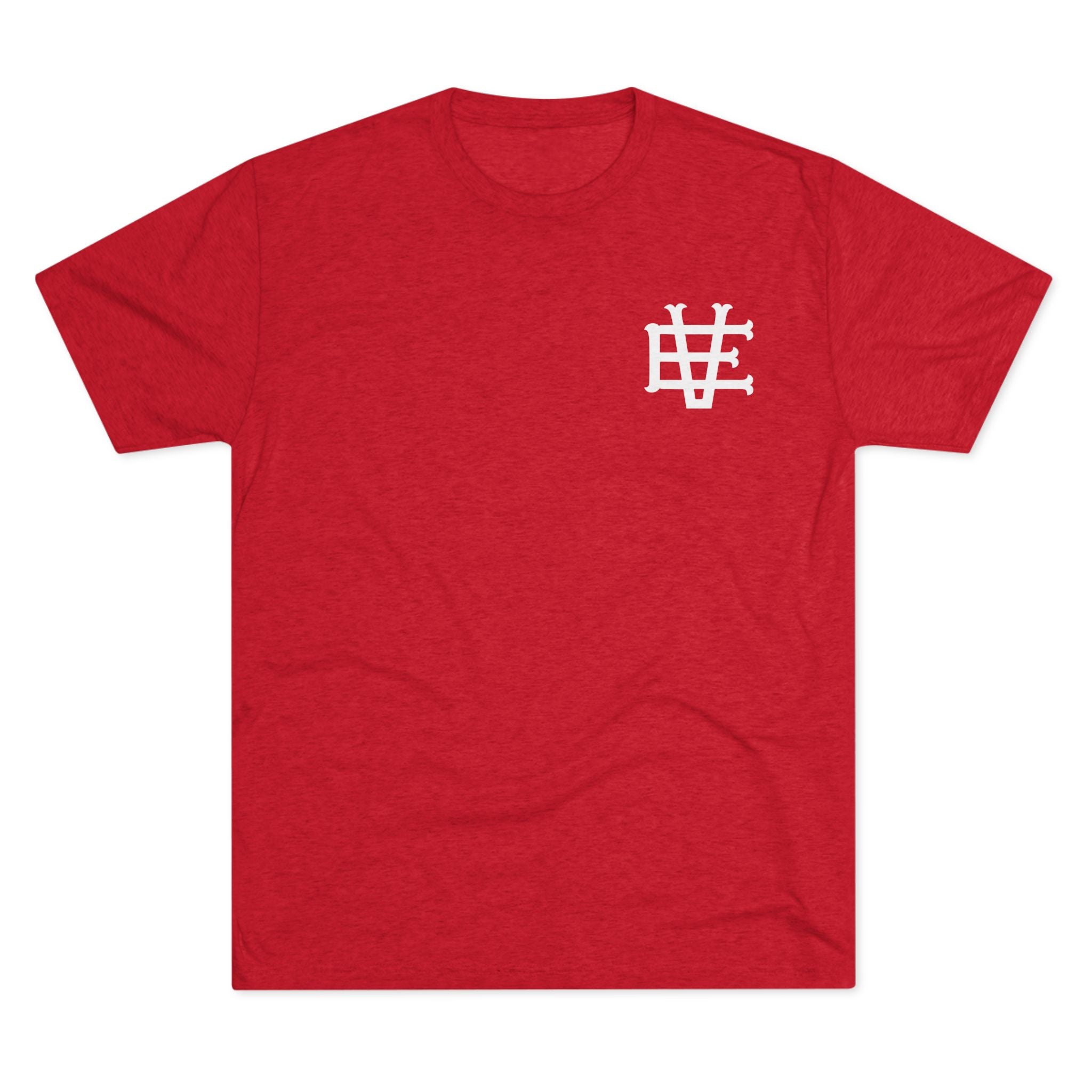 Red Blooded Blue Collared Tee