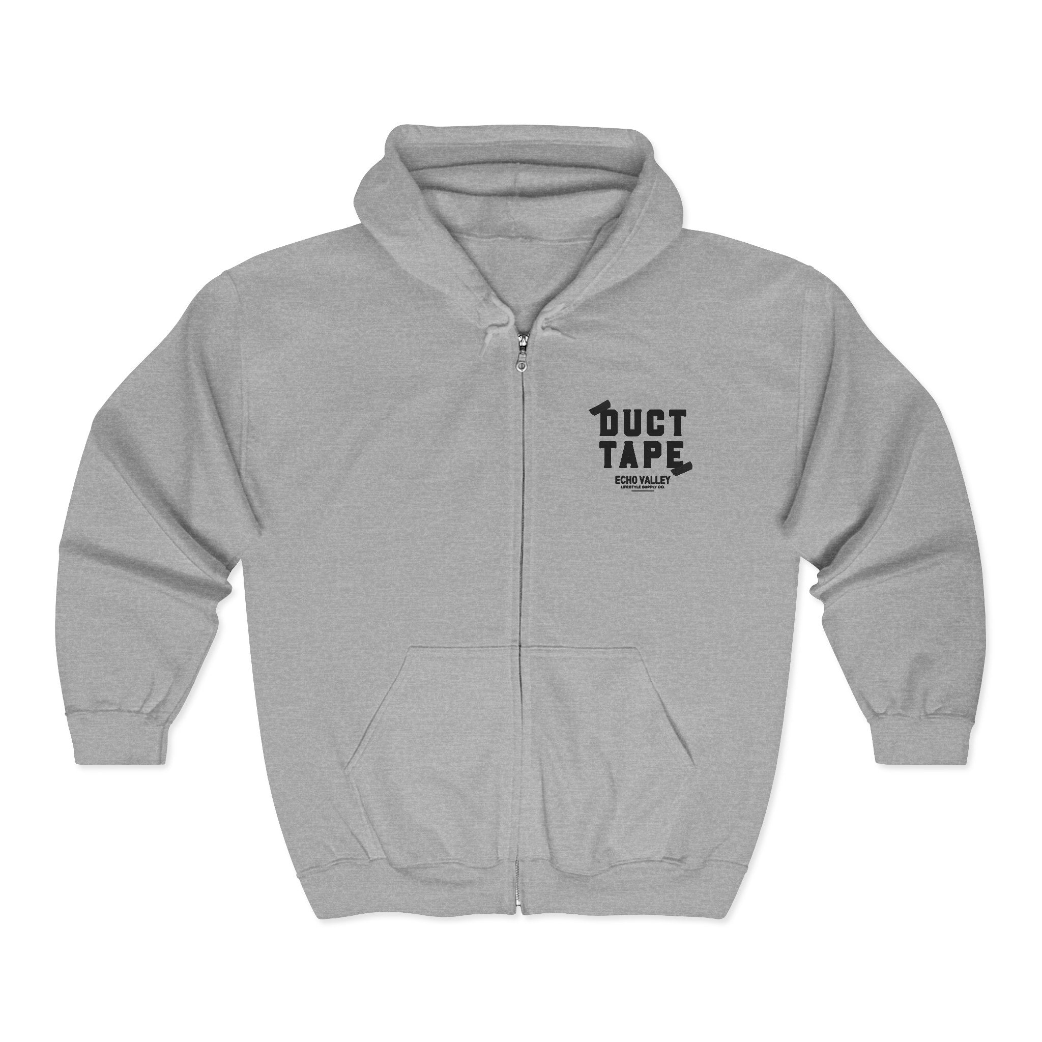 Duct Tape Zip Hoodie