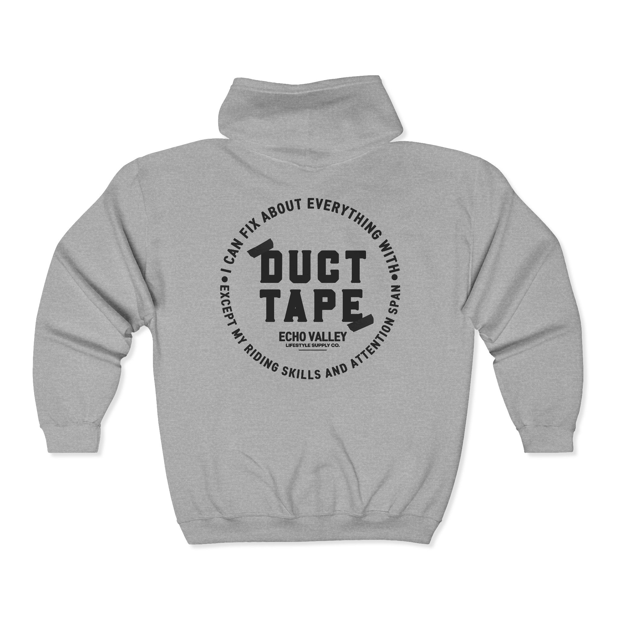 Duct Tape Zip Hoodie